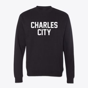Charles City Virginia Classic Block Crewneck Sweatshirt