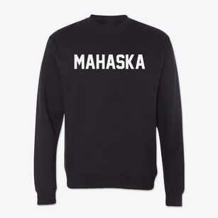 Mahaska Kansas Classic Block Crewneck Sweatshirt