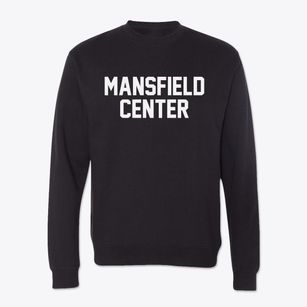 Mansfield Center Massachusetts Classic Block Crewneck Sweatshirt
