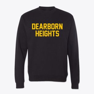 Dearborn Heights Michigan Classic Block Crewneck Sweatshirt