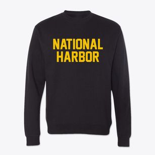 National Harbor Maryland Classic Block Crewneck Sweatshirt