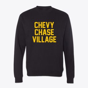 Chevy Chase Village Maryland Classic Block Crewneck Sweatshirt