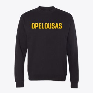 Opelousas Louisiana Classic Block Crewneck Sweatshirt
