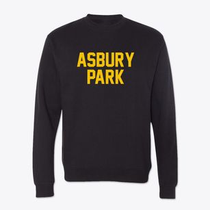 Asbury Park New Jersey Classic Block Crewneck Sweatshirt