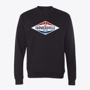 Farmersville New York Diamond Star Crewneck Sweatshirt