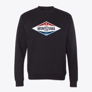 Montezuma Kansas Diamond Star Crewneck Sweatshirt