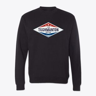 Tilghmanton Maryland Diamond Star Crewneck Sweatshirt