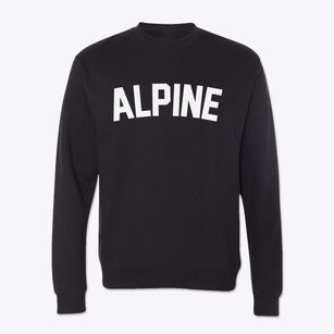 Alpine Wyoming Classic Curve Crewneck Sweatshirt