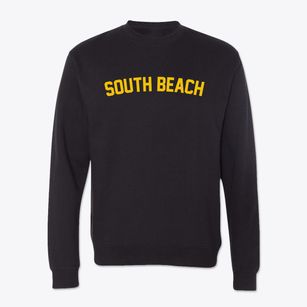 South Beach Florida Classic Curve Crewneck Sweatshirt