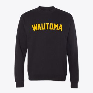 Wautoma Wisconsin Classic Curve Crewneck Sweatshirt
