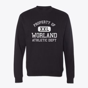 Worland Wyoming Athletic Dept Crewneck Sweatshirt