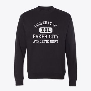 Baker City Oregon Athletic Dept Crewneck Sweatshirt
