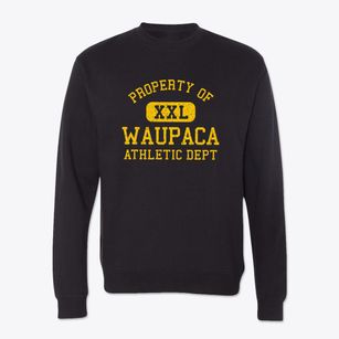 Waupaca Wisconsin Athletic Dept Crewneck Sweatshirt