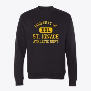 St. Ignace Michigan Athletic Dept Crewneck Sweatshirt