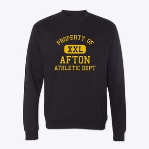 Afton Wyoming Athletic Dept Crewneck Sweatshirt