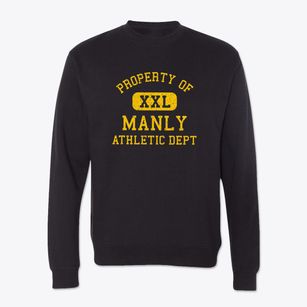 Manly Iowa Athletic Dept Crewneck Sweatshirt