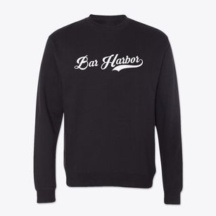 Bar Harbor Maine Vintage Team Crewneck Sweatshirt