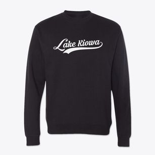 Lake Kiowa Texas Vintage Team Crewneck Sweatshirt
