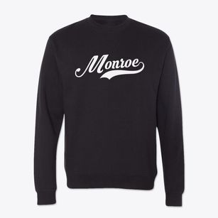 Monroe North Carolina Vintage Team Crewneck Sweatshirt