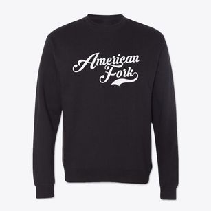American Fork Utah Vintage Team Crewneck Sweatshirt