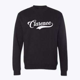 Clarence Iowa Vintage Team Crewneck Sweatshirt