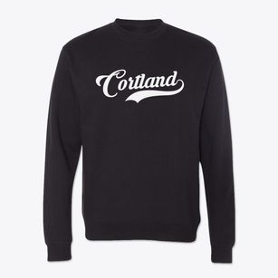 Cortland Nebraska Vintage Team Crewneck Sweatshirt