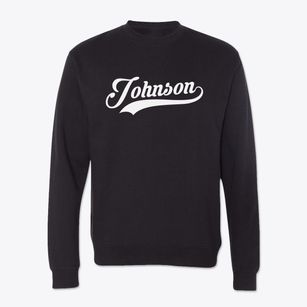 Johnson Nebraska Vintage Team Crewneck Sweatshirt