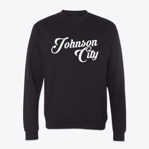 Johnson City New York Vintage Team Crewneck Sweatshirt