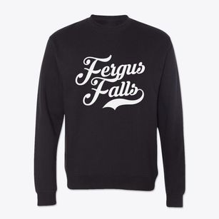 Fergus Falls Minnesota Vintage Team Crewneck Sweatshirt
