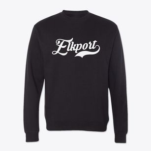 Elkport Iowa Vintage Team Crewneck Sweatshirt
