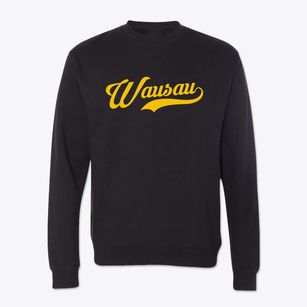 Wausau Wisconsin Vintage Team Crewneck Sweatshirt
