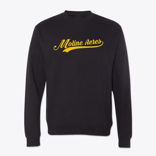 Moline Acres Missouri Vintage Team Crewneck Sweatshirt