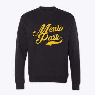 Menlo Park California Vintage Team Crewneck Sweatshirt