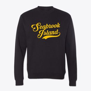Seabrook Island South Carolina Vintage Team Crewneck Sweatshirt