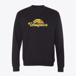 Waupaca Wisconsin Sublime Sunset Crewneck Sweatshirt