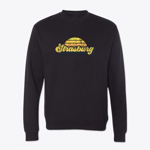 Strasburg Colorado Sublime Sunset Crewneck Sweatshirt