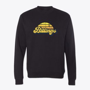 Billings Oklahoma Sublime Sunset Crewneck Sweatshirt