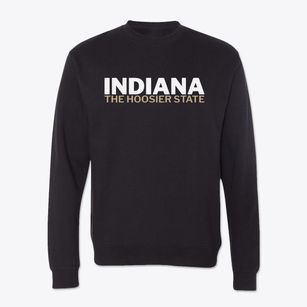  Indiana White and Gold Crewneck Sweatshirt