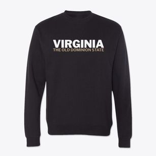  Virginia White and Gold Crewneck Sweatshirt