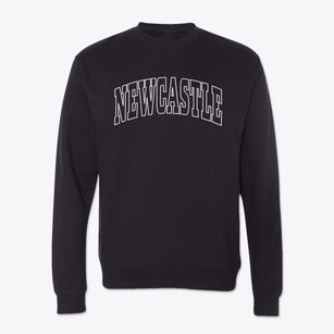 Newcastle Oklahoma Trendy Block Crewneck Sweatshirt