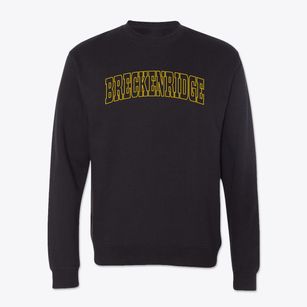 Breckenridge Minnesota Trendy Block Crewneck Sweatshirt