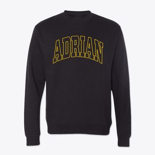 Adrian Missouri Trendy Block Crewneck Sweatshirt