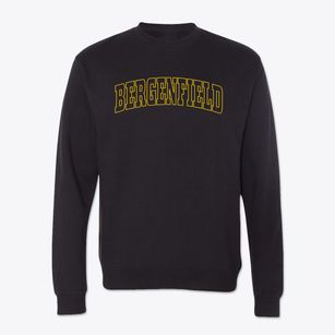 Bergenfield New Jersey Trendy Block Crewneck Sweatshirt