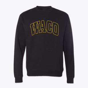 Waco Texas Trendy Block Crewneck Sweatshirt