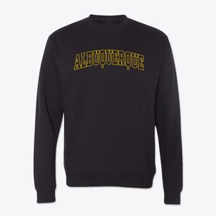 Albuquerque New Mexico Trendy Block Crewneck Sweatshirt