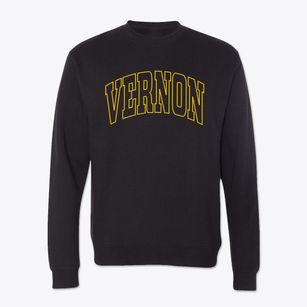 Vernon Indiana Trendy Block Crewneck Sweatshirt