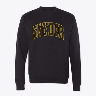 Snyder Nebraska Trendy Block Crewneck Sweatshirt