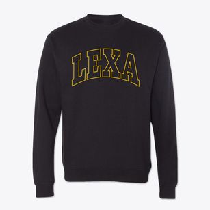 Lexa Arkansas Trendy Block Crewneck Sweatshirt