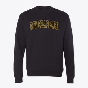 Riviera Beach Maryland Trendy Block Crewneck Sweatshirt