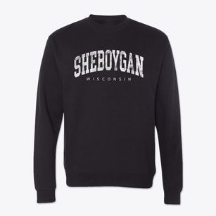 Sheboygan Wisconsin Urban Vibe Crewneck Sweatshirt